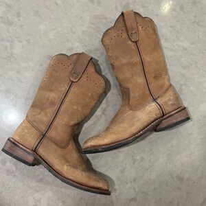 RedHead Western Tan Leather Boots